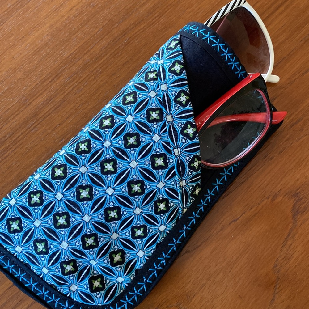 Handmade Double Eyeglass/Sunglass Case
